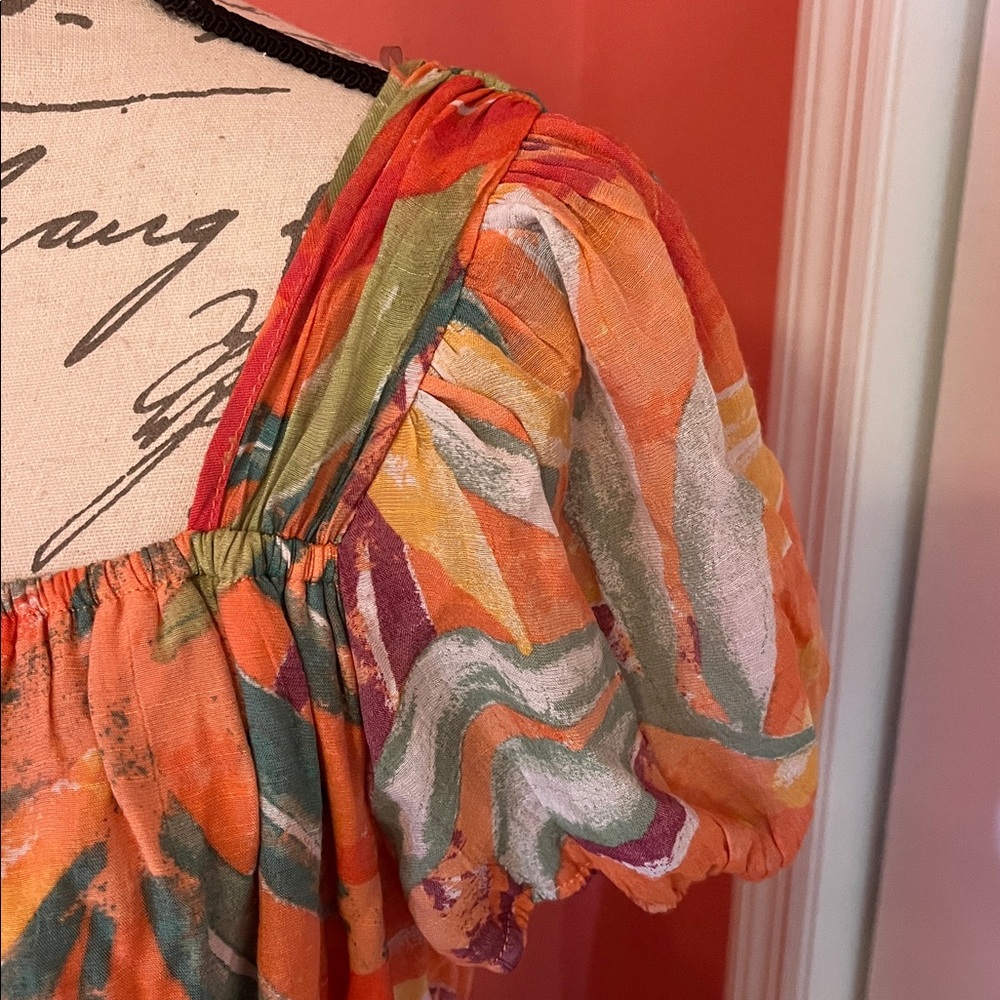 INDIGO ROSE Colorful Abstract Maxi Dress - Picture 5 of 6
